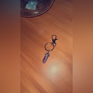 Amethyst Keychain